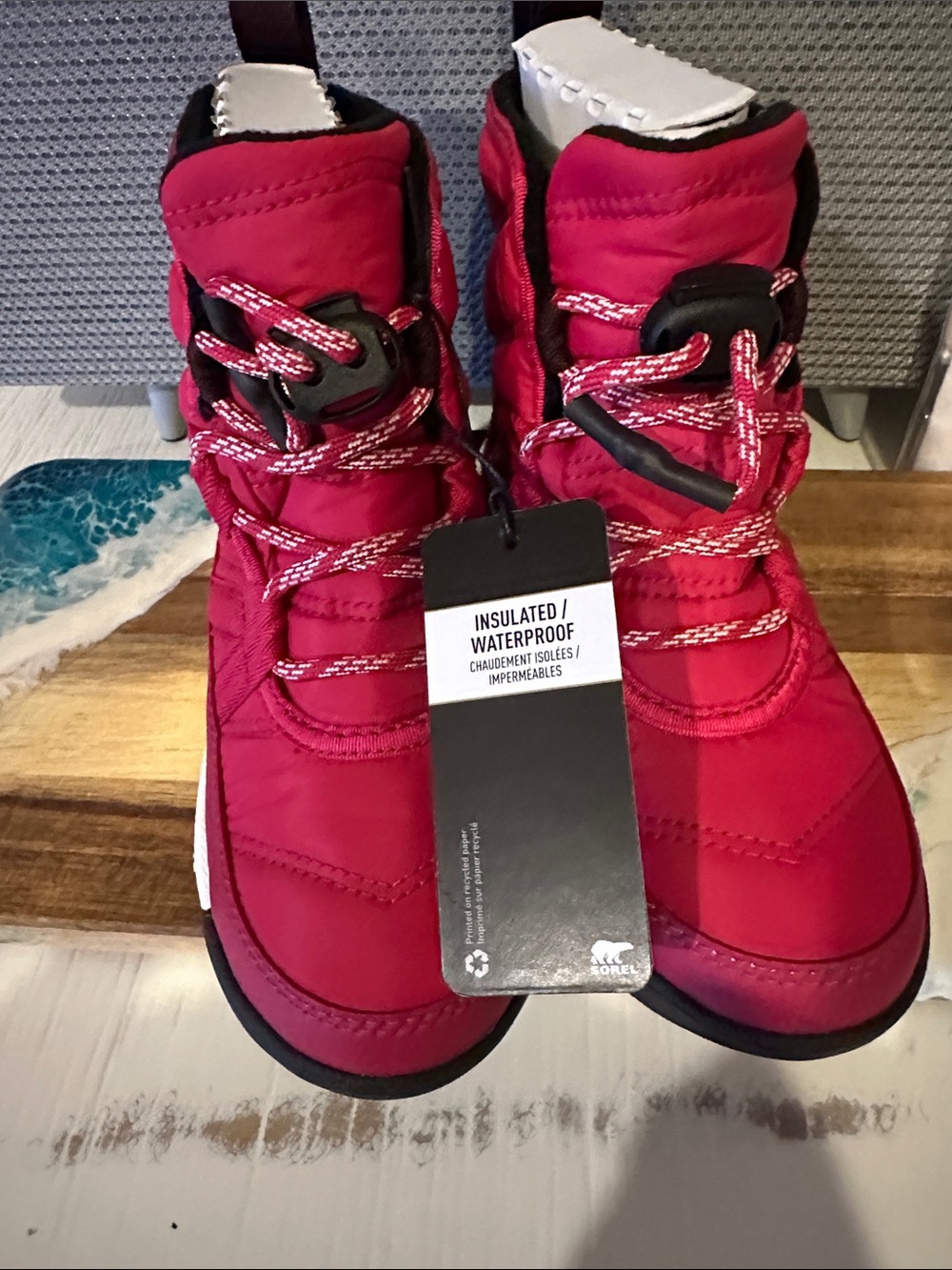 Sorel kids Insulated Waterproof Snow Boots - Red